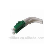 Conector de fibra óptica dúplex LC con cargador doblado 45degree